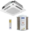 Ar Condicionado Split Cassete Carrier 4 Vias 24000 BTUs Frio Inverter 220V Monofásico 38TVCD24515MC